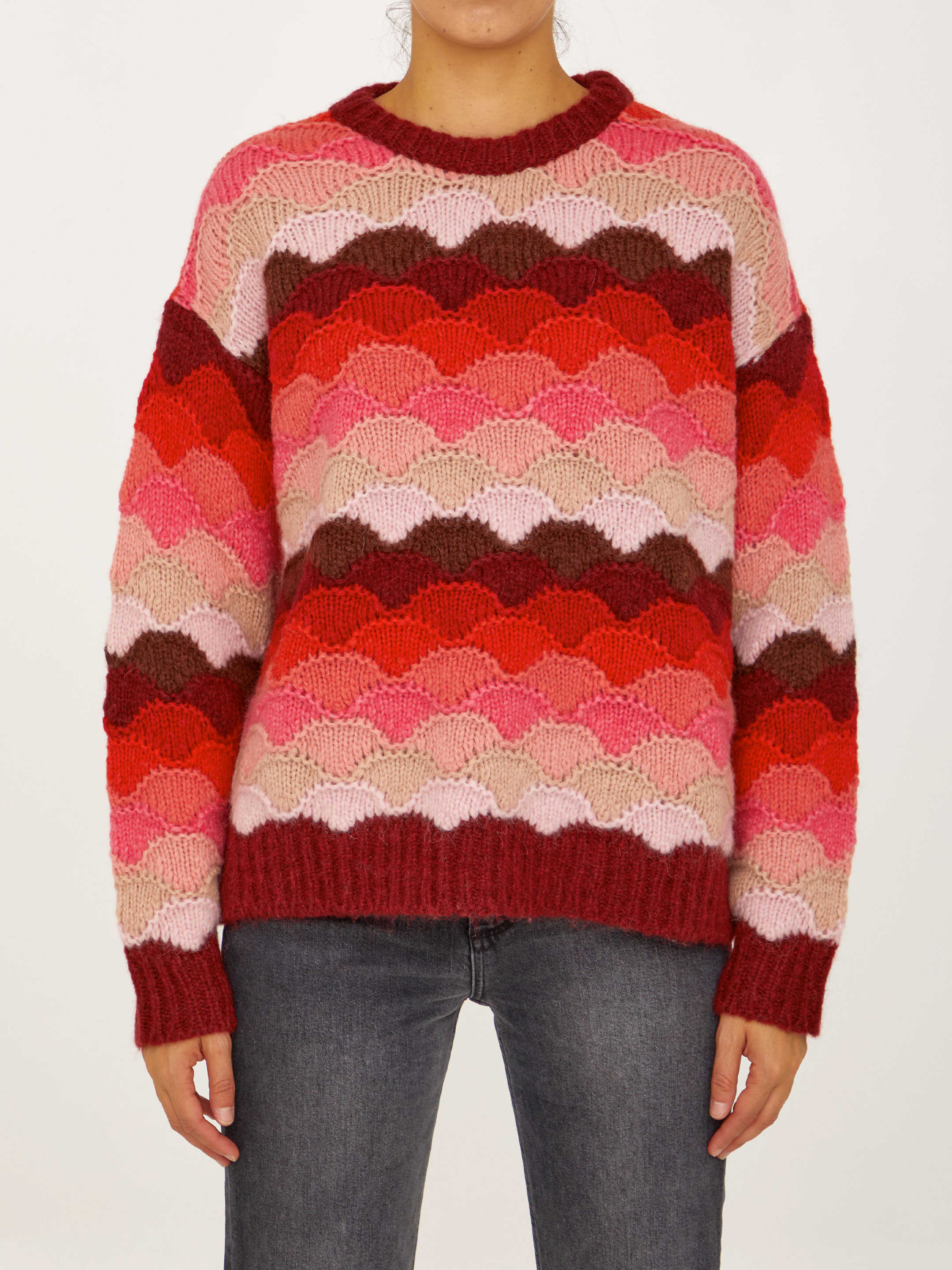 ALANUI Under The Northern Sky Sweater Pink