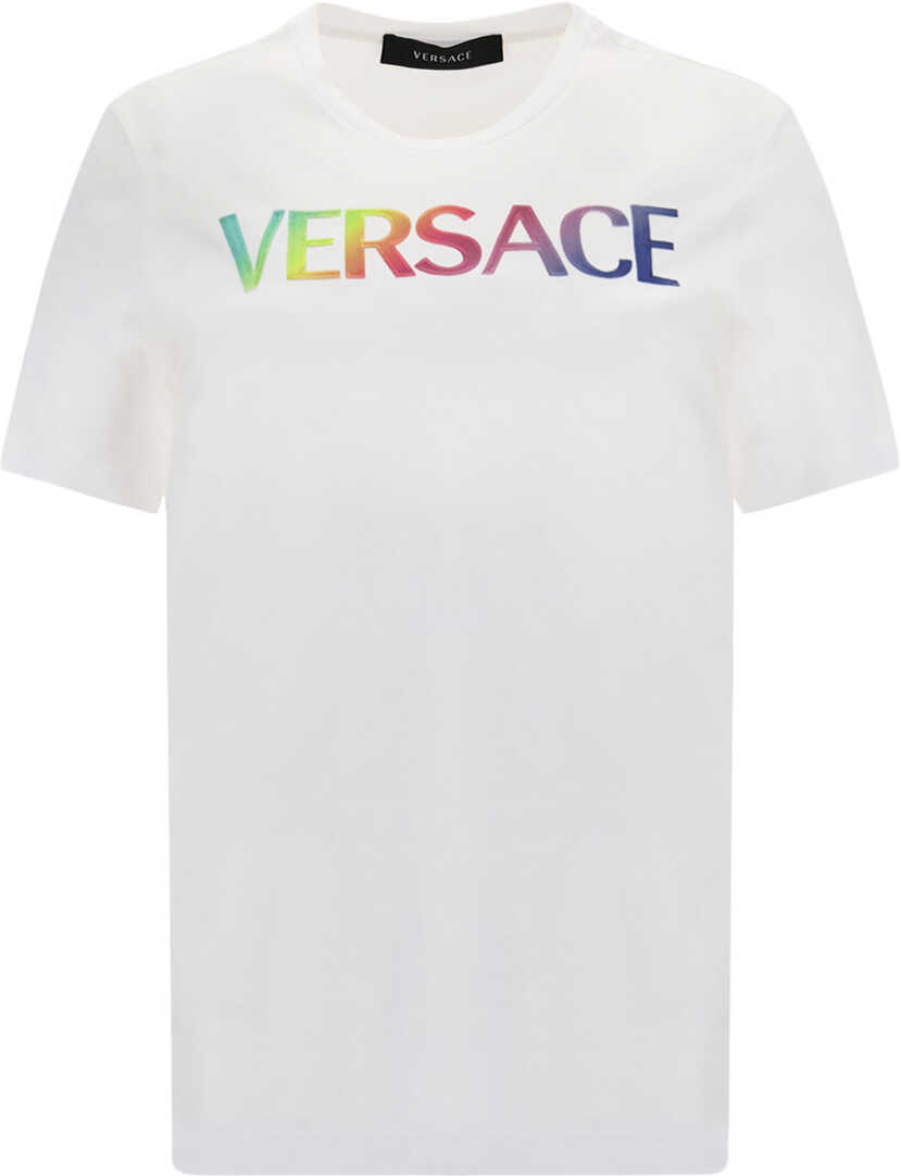 Versace T-Shirt BIANCO+MULTICOLOR