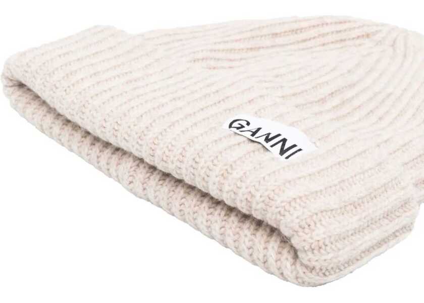 Caciuli Ganni Beanie Hat BRAZILIAN SAND Femei (BM 9278732) 2