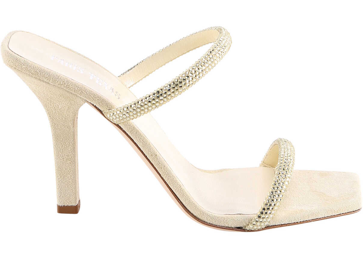 Paris Texas Holly Linda Mule Beige