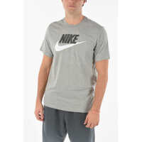 Tricouri Crew-Neck T-Shirt With Logo-Print Barbati