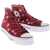 Converse All Star Chuck Taylor 4 Cm Painting Effect High-Top Sneakers Burgundy