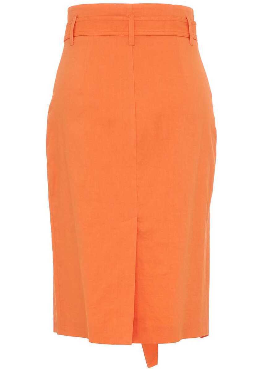 Fuste casual Pinko Skirt Ivra Orange Femei (BM 9285445) 2