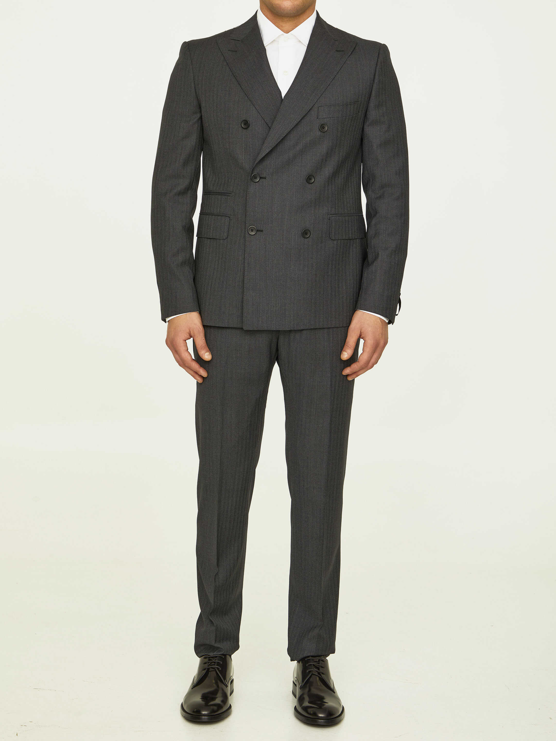 Tonello Wool Suit Grey image4
