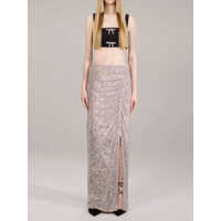 Bluze Crop Top In Crêpe Femei