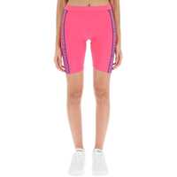 Pantaloni scurti Cycling Shorts With Logo Bands Femei
