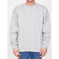 Pulovere casual Grey Jumper With Logo Barbati