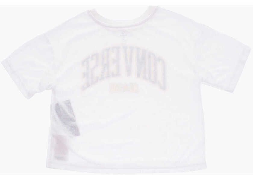 Tricouri Converse All Star Chuck Taylor Scrunchie And Crop T-Shirt Set Black & White Baieti (BM 9297818) 3