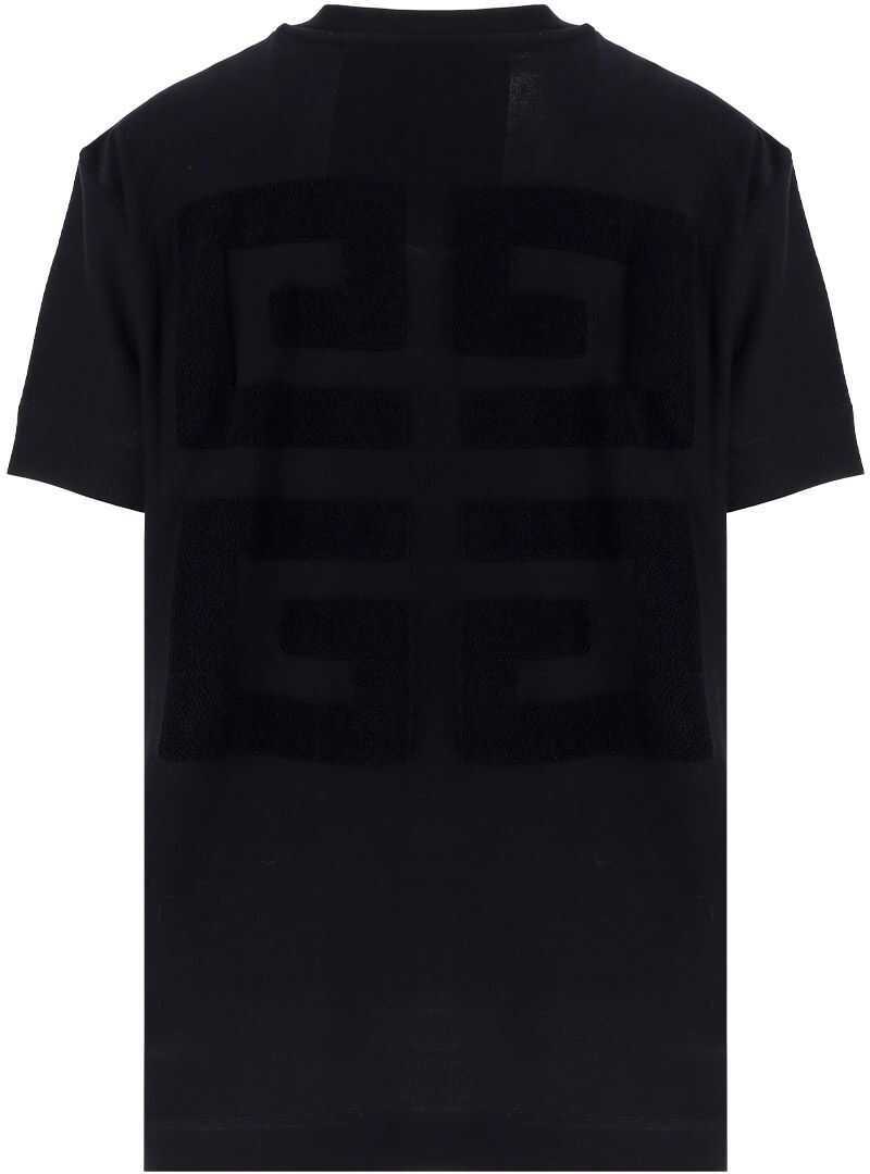 Tricouri Givenchy Cotton T-Shirt BLACK Femei (BM 9298854) 2