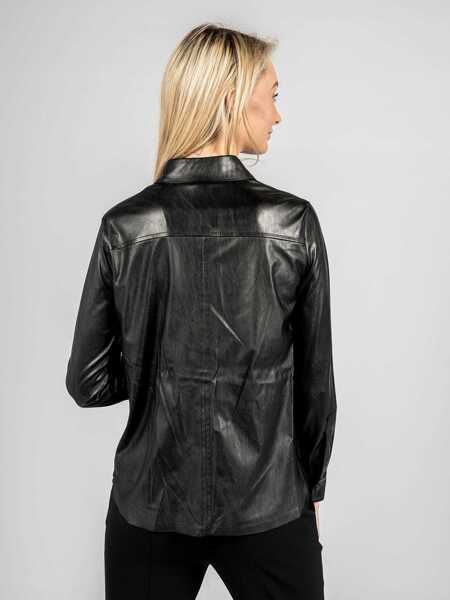 Camasi casual Pinko Ripetta 1G168P Czarny Femei (BM 9300224) 4