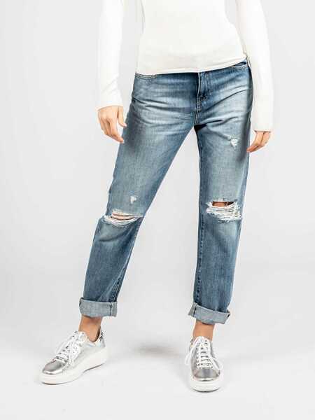 Pantaloni casual Pinko Gaia 1 1J10Q2 Niebieski Barbati (BM 9300272) 3