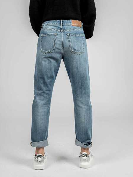 Pantaloni casual Pinko Gaia 1 1J10Q2 Niebieski Barbati (BM 9300272) 4