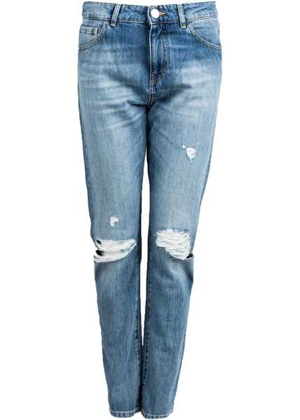 Pantaloni casual Pinko Gaia 1 1J10Q2 Niebieski Barbati (BM 9300272) 5