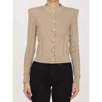 Pulovere casual Ribbed Knit Cardigan Femei