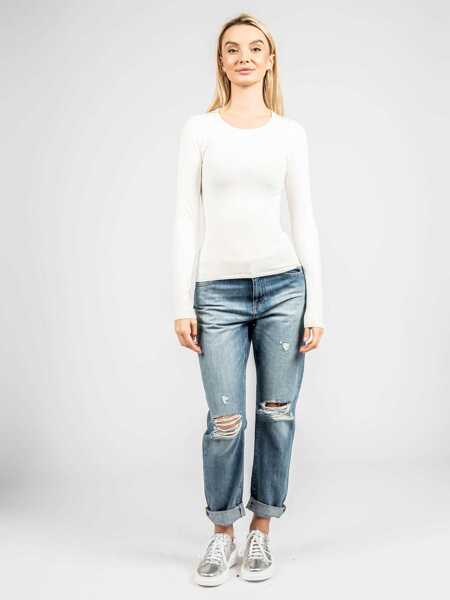 Tricouri GUESS Paula 01G514 Kremowy Femei (BM 9304646) 2