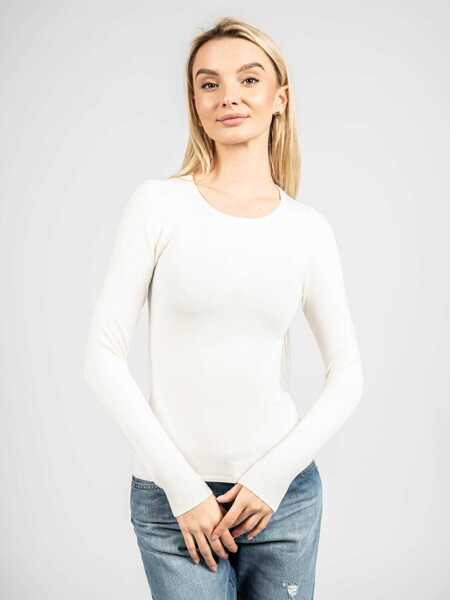 Tricouri GUESS Paula 01G514 Kremowy Femei (BM 9304646) 3