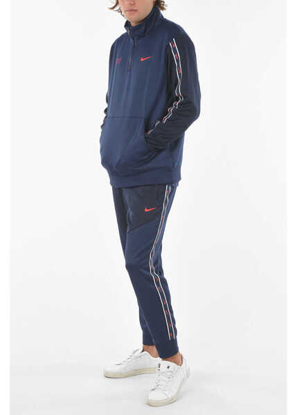 Bluze de trening Nike Maxi Patch Pocket Half Zip Sweatshirt Blue Barbati (BM 9304742) 4