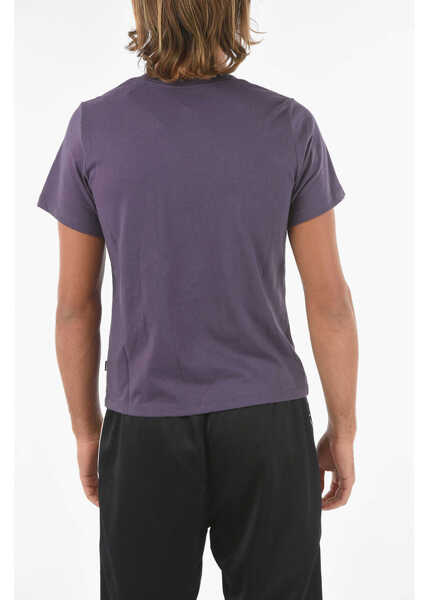 Tricouri Converse All Star Chuck Taylor Logo-Printed T-Shirt Violet Barbati (BM 9304751) 2