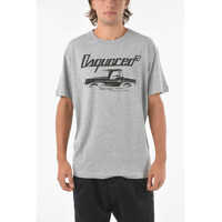 Tricouri Flamed Cotton High Speed Cool Fit Printed T-Shirt Barbati