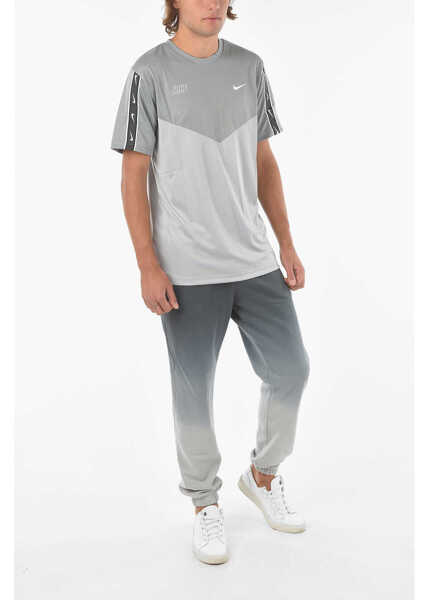 Tricouri Nike Two-Tone T-Shirt With Logo-Print Gray Barbati (BM 9304937) 4