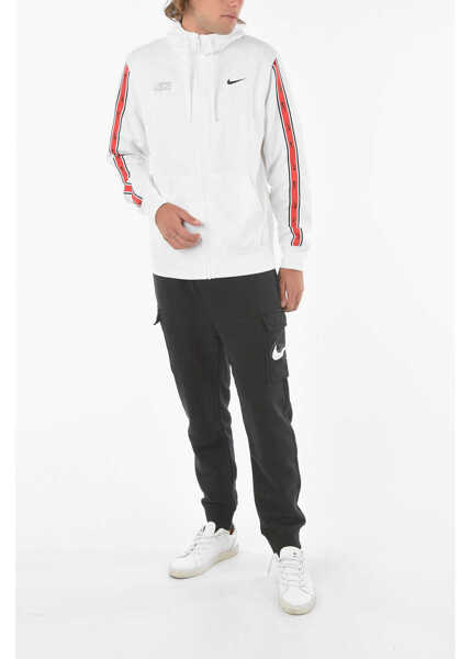 Bluze de trening Nike Logoed Side Band 2 Pockets Sweatshirt White Barbati (BM 9304940) 4