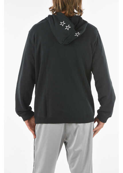 Bluze de trening Converse All Star Logo Printed Standard Fit Hoodie Black Barbati (BM 9304943) 2