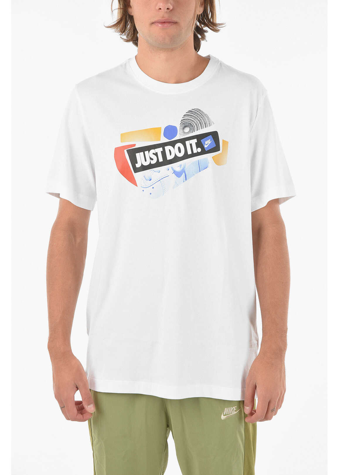 Nike Printed Oversized Crew-Neck T-Shirt White image2