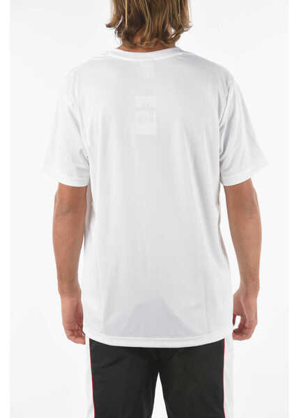 Tricouri Nike Logo Printed Solid Color Crew-Neck T-Shirt White Barbati (BM 9305129) 2