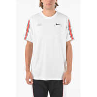 Tricouri Logo Printed Solid Color Crew-Neck T-Shirt Barbati