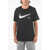 Nike Front Printed Crew-Neck T-Shirt Black