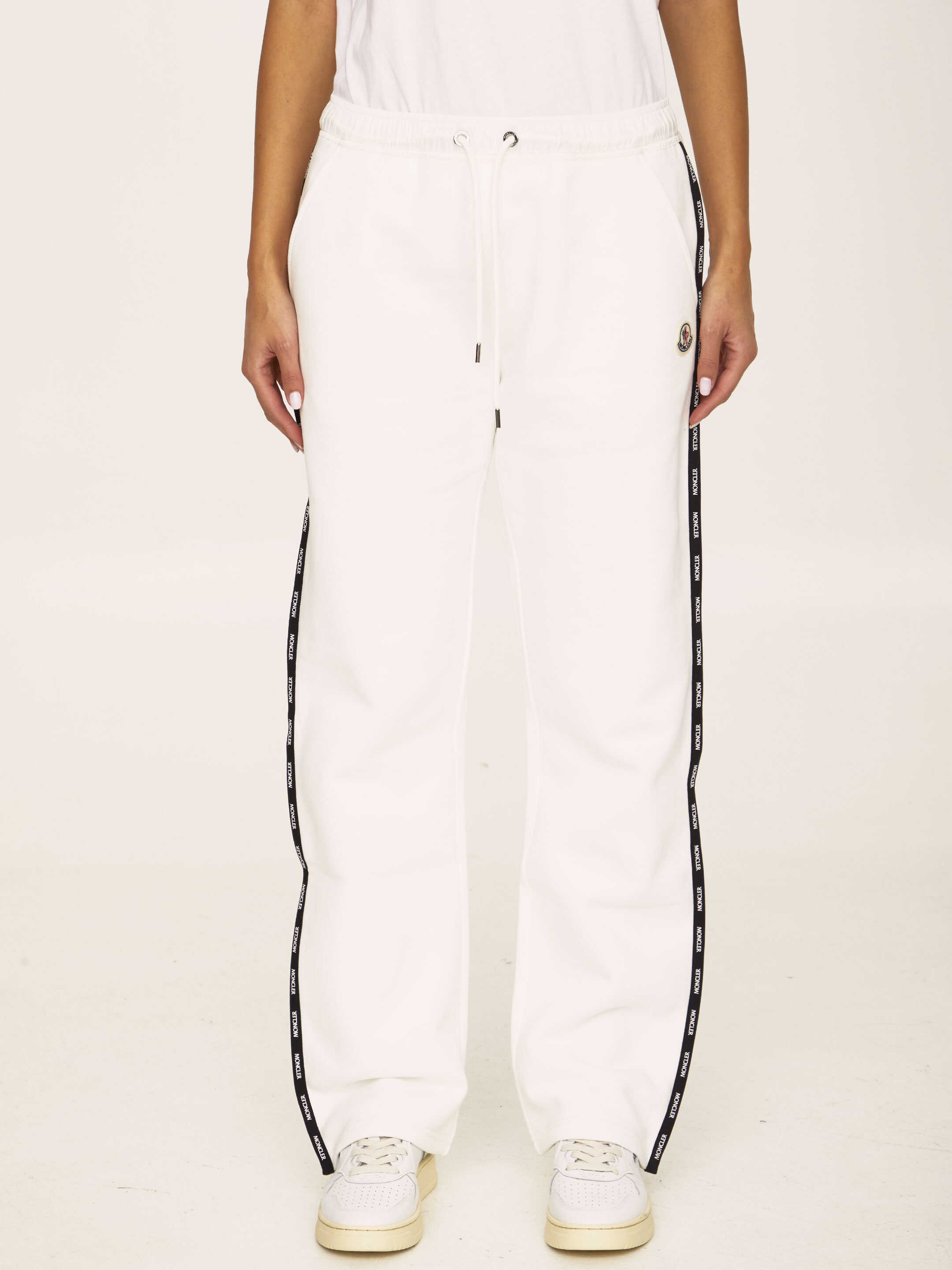 Moncler Track Pants White