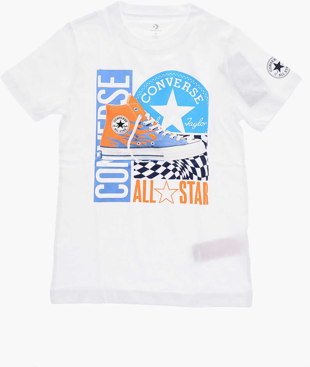 Converse All Star Chuck Taylor Printed Crew-Neck T-Shirt White