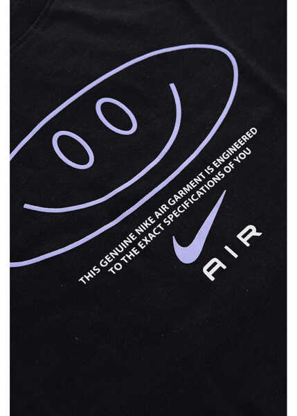 Tricouri Nike Printed Crop Crew-Neck T-Shirt Black Baieti (BM 9307808) 2