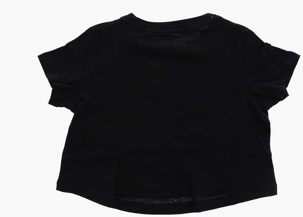 Tricouri Nike Printed Crop Crew-Neck T-Shirt Black Baieti (BM 9307808) 3