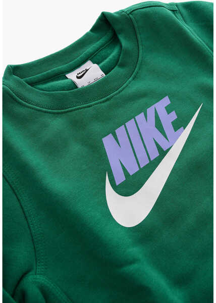 Bluze de trening Nike Logo Printed Crew-Neck Sweatshirt Green Baieti (BM 9307811) 2