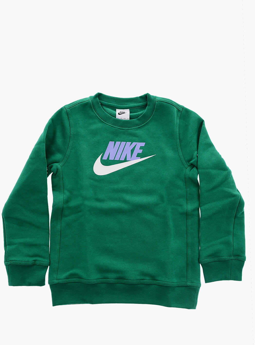 Nike Logo Printed Crew-Neck Sweatshirt Green