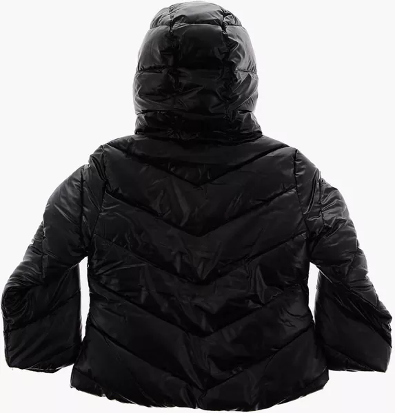 Jachete Nike Hooded 2 Pockets Padded Jacket With Embroidery Logo Black Baieti (BM 9307817) 4