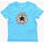 Converse All Star Chuck Taylor Front Printed Crew-Neck T-Shirt Light Blue