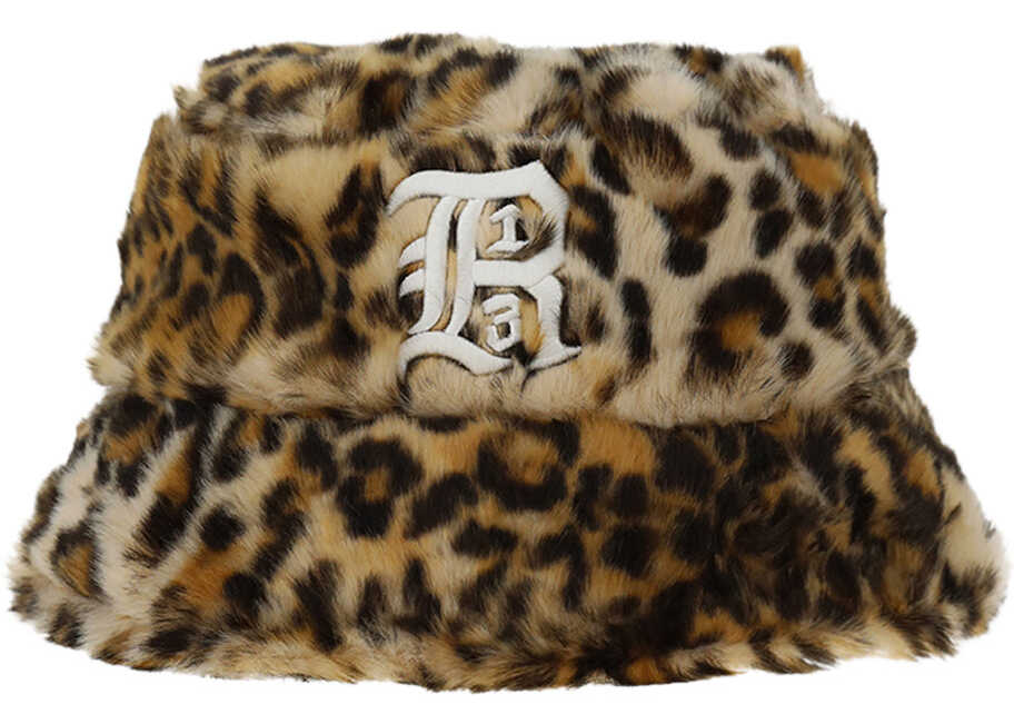 R13 Bucket Hat LEOPARD/BROWN