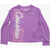 Converse All Star Long Sleeve Printed T-Shirt Violet