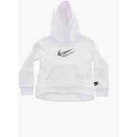 Hanorace Solid Color Brushed Cotton Sweatshirt With Maxi Patch Pocket Baieti