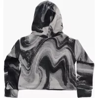 Bluze de trening pentru Baieti - Bluze de trening Converse All Star Chuck Taylor Maxi Printed Front Hoodie Gray Baieti (BM 9308735) - B-mall.ro