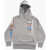 Converse All Star Chuck Taylor Logo Printed Hoodie Gray