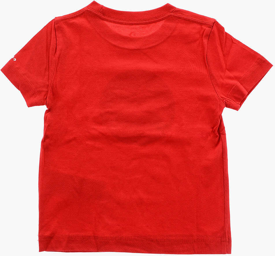 Tricouri Converse All Star Chuck Taylor Front Printed Solid Color T-Shirt Red Baieti (BM 9308756) 3