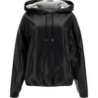 Geci de piele Hoodie Femei