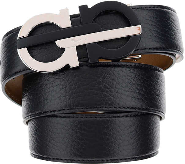 Salvatore Ferragamo Double Belt BLACK