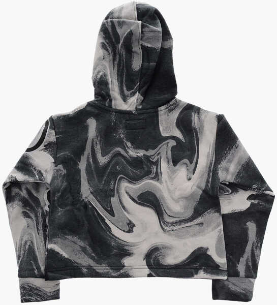 Bluze de trening Converse All Star Chuck Taylor Maxi Logo Printed Hoodie Gray Baieti (BM 9309698) 3