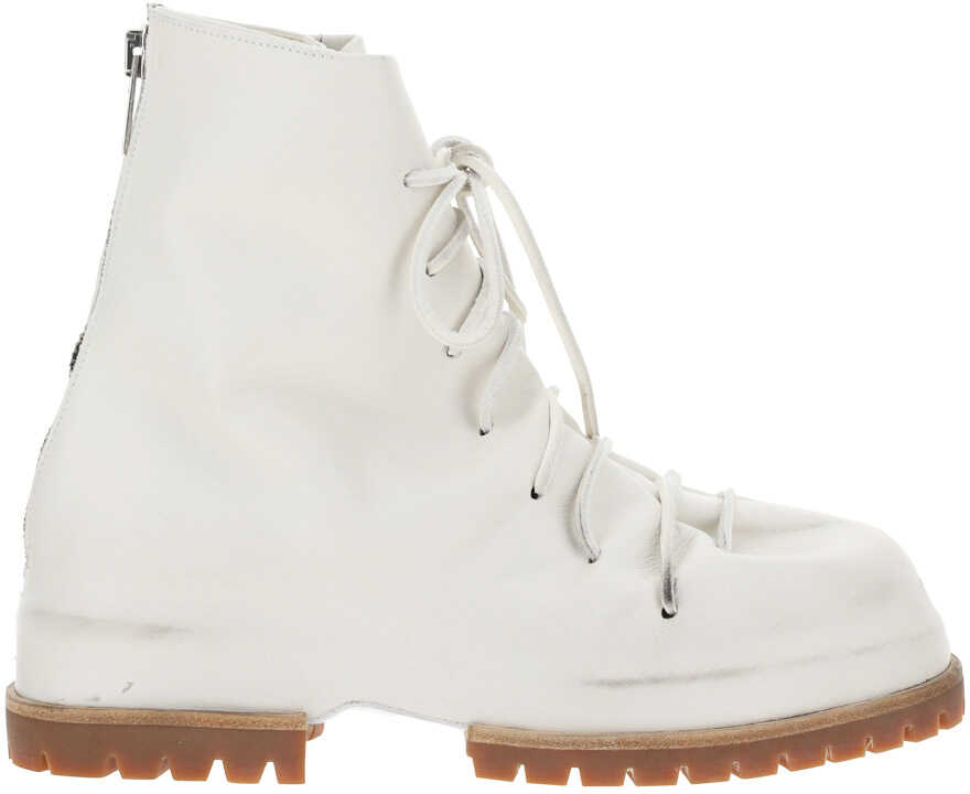 424 Big Ankle Boots OFF WHITE