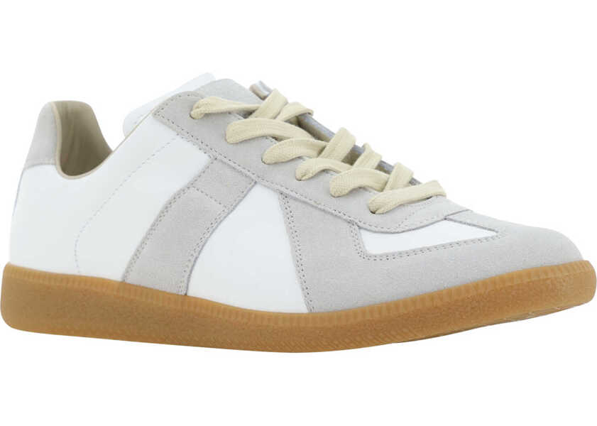 Sneakers Maison Margiela Leather Sneakers OFF WHITE Barbati (BM 9312719) 2