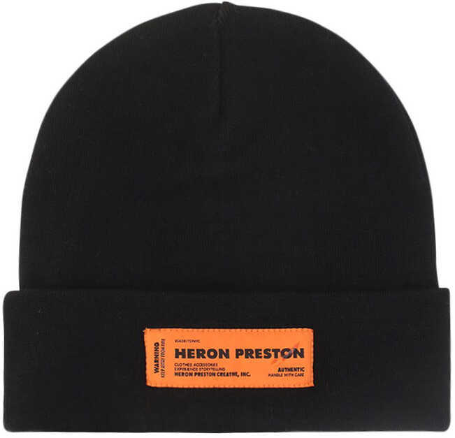 Heron Preston Beanie Hat BLACK/GREY